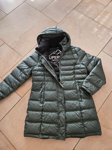 Winterjacke mit kapuze grün - winterjacke,