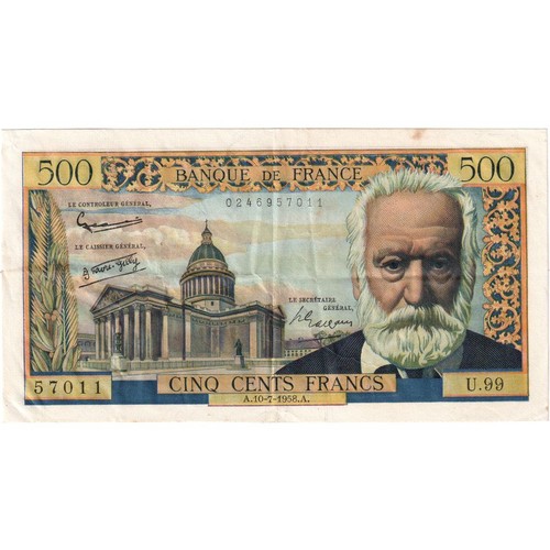 Frankreich 500 francs victor - frankreich,, francs,