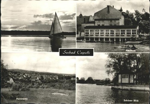 Caputh faehrhaus segelboot - caputh,