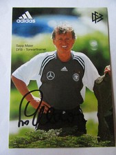 Sepp Maier - signiert - Autogrammkarte DFB ADIDAS AK BTT EM UEFA EURO 2000 RAR