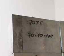 Alu hochfest Rest Zuschnitt Platte Vollmaterial 70 x 70 x 100 mm , ca. 1,4 kg
