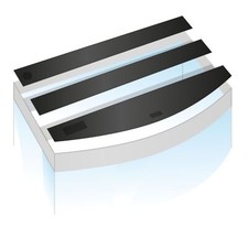 JUWEL Klappensatz für Vision 450 IV 3 tlg. schwarz 3 teilig f Aquarium Abdeckung