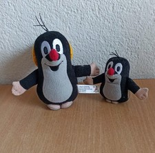 2er Set Der kleine Maulwurf Vintage Plüsch Figur Stofftier Schlenker 80er 90er