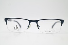 Brille Calvin Klein CK5368 Blau Halbrand Brillengestell eyeglasses Neu
