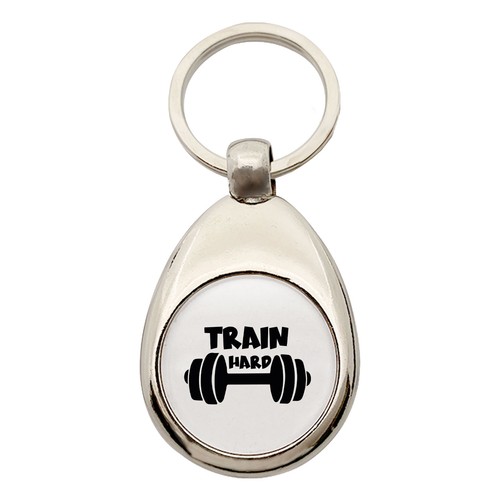 Schlüsselanhänger train hard - schlüsselanhänger,