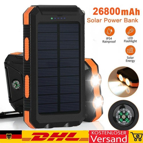 Solar power bank 26800mah - solar,