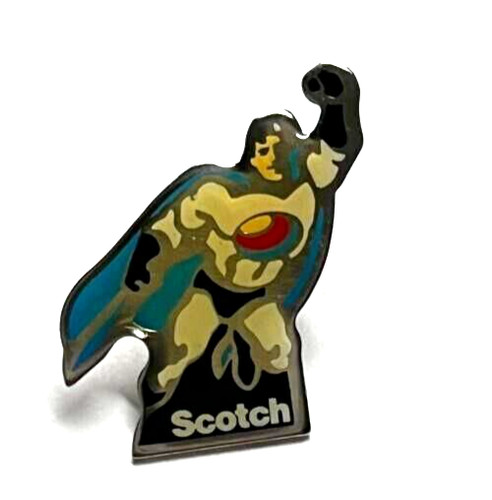 Scotch superman pin - superman,