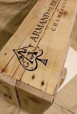 Champagner Kiste Armand de Brignac Holz Kunst Einzelstück Champagne Gastro 