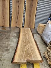 Eiche 55mm Brett Schwartenbrett Baumkante Eichenbrett Breite ca. 35 bis 45 cm