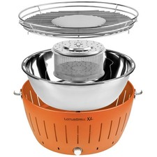 LotusGrill Kohlegrill Serie 435 XL, Zitrus, 43,5 x 35 x 25,7 cm, Orange