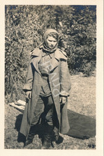 Foto WK2 Wehrmacht sowjetische Frau Flintenweib Russland M1.90