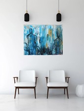 Kunst Malerei Acrylmalerei auf