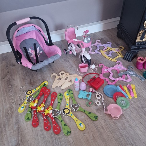 Baby born puppen set - set, mit
