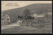 #1637 AK Biedenkopf Kr. Marburg-Biedenkopf Hotel-Pension Lindenhof Berggarten