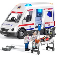 Doloowee Krankenwagen Spielzeug für Kinder im Alter von 3 4 5 6 7 8 Jahren, L...