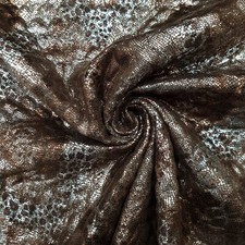 Steppstoff Braun mit schlangen