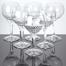 6 Weingläser Weißweingläser Gläser Eisch Ilona Trinkgläser geschliffen Vintage