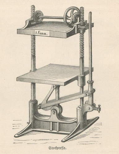 Stockpresse