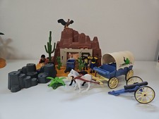 PLAYMOBIL Goldmine Western, Gespann, Lore, Kanone und Figuren, Zubehör