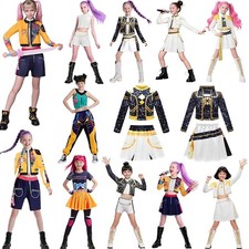 Für Halloween Kinder KPop Demon Hunters Rumi Zoey Mira Kostüm Cosplay FancyKleid