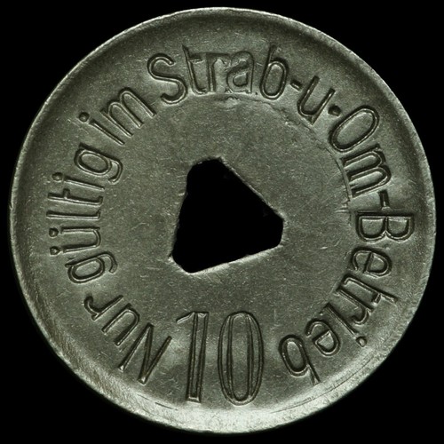Wertmarke pfennig - wertmarke:, 10