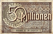 Banknote Notgeld 50 Millionen