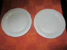 Arzberg - 2 Kuchenteller Muster am Rand weiß