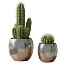 Übertopf Blumentopf Silber