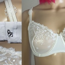 Simone Perele, Delice 12X330 011, 75/34 E, Tüll Bügel BH, Stick, weiß damen neu