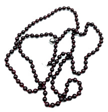 100 cm lange Granat Halskette