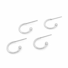 Vintageparts Offene Creolen