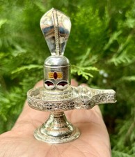 999 Pure Silver Shivling Shiva