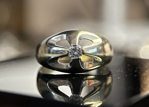 Karat gold ring mit - karat,