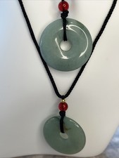 1x grüne Jade Donut Kette