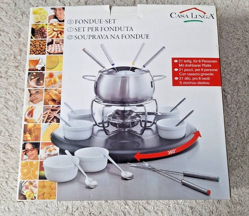 Casa linga fondue set mit - fondue,