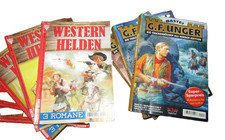 27 Western, 5x 3er Westernhelden und 3x 4er Sammelbände G.F. Unger Western bk631