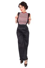 Hosenträger MARLENE Retro DENIM rockabilly jeans High Waist Hose