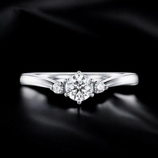 Verlobungsring Platin 0,70 ct