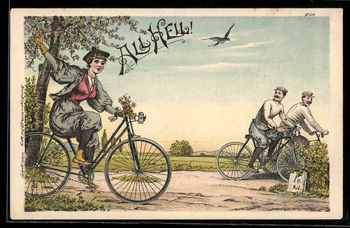 Lithographie junge frau - lithographie, auf