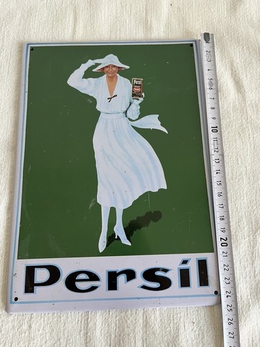 Persil schild blech 25x - blech,