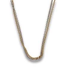 Doppel strang kette 585 - doppel-strang,
