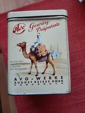 seltene Blechdose Avo Gewürz Präparate Avo Werke Osnabrück ca. 17 x 13 x 13 cm