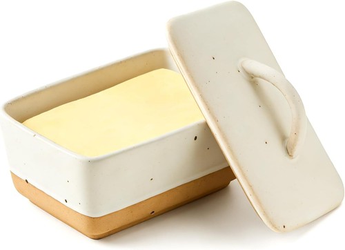 Butterdose keramik mit deckel - butterdose,