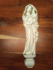 Maria Mit Jesuskind Gipsfigur schwer Handarbeit  Hängefigur