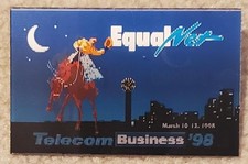 10m 1998 Linsenförmiges Buckeln BRONCO Expo & Telecom Business Dallas Tx Telefon