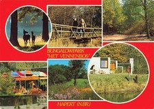 Hapert NL Bungalowpark Het Vennenbos Terrasse Bruecke Panorama