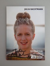 Autogramm julia nachtmann - julia,