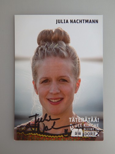 Autogramm julia nachtmann - autogramm,