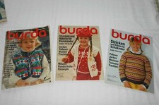Vintage Burda Stricken für Kinder: ca.1979 oder 1980 oder1981
