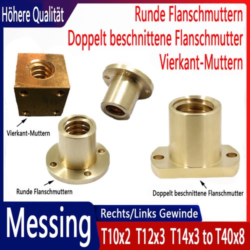 Rund vierkant flansch - rund,